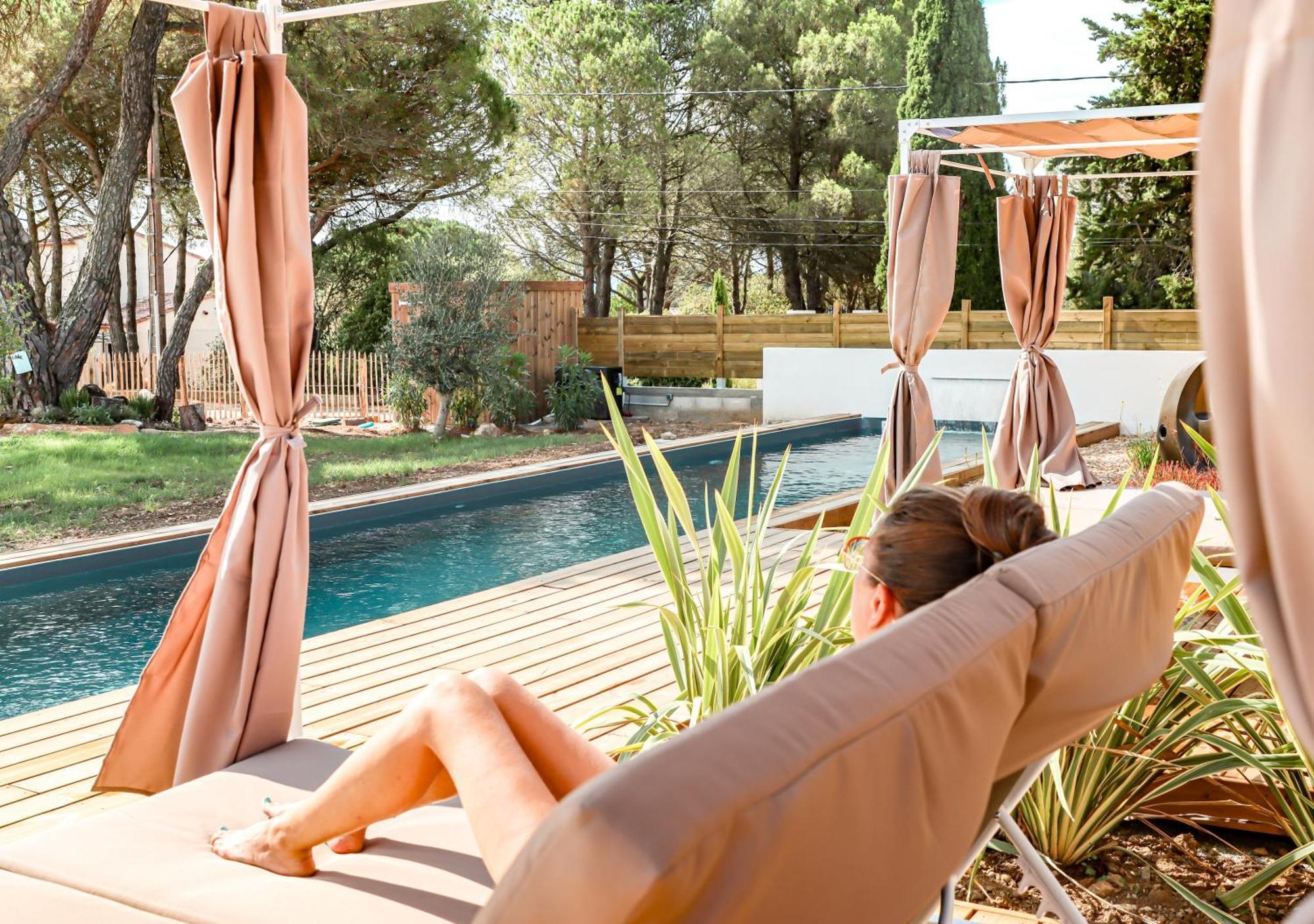 Les Gites De Laure - L'Eden Romantique, Chambres Hotes, Spa Prive, Couloir De Nage, Adults Only Malves-en-Minervois Exteriör bild